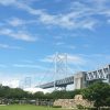 香川「瀬戸大橋記念公園」 瀬戸大橋の真下で橋の迫力と海の美しさを感じられる絶景スポット［2015年7月 四国旅行記 その6］