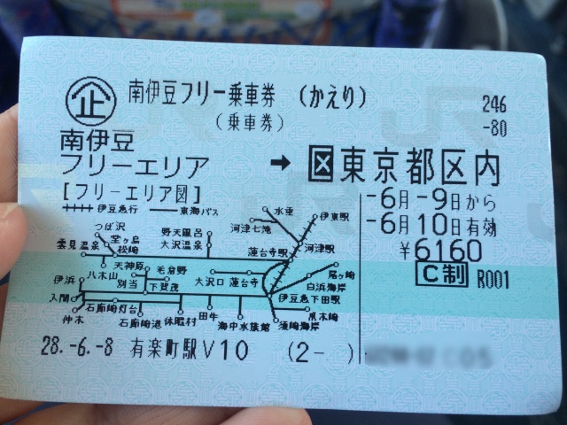 券 フリー 南 伊豆 乗車