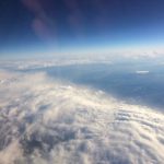 いざ函館へ！ 朝一の便は共同運行でAIRDO機。機内から北海道を感じられる快適なフライトでした［2016年11月 函館旅行記 その1］